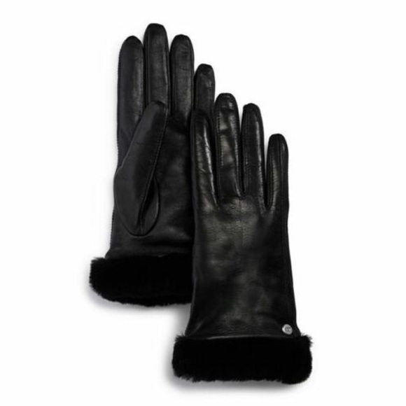 UGG Accessories - UGG Shorty Shearling Leather Gloves